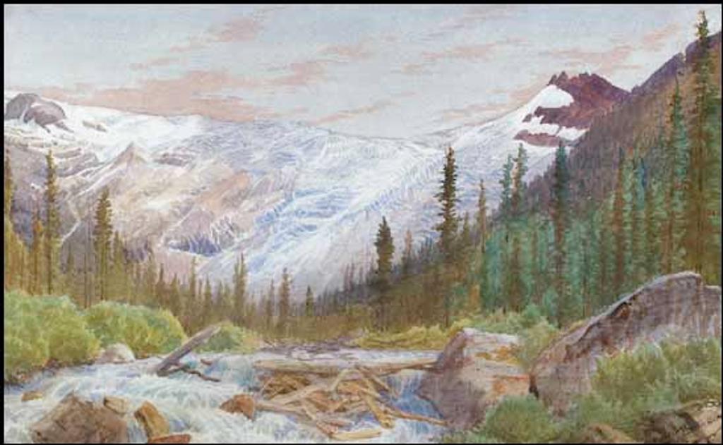 Thomas Mower Martin (1838-1934) - View of Illecilliwaet Glacier, BC
