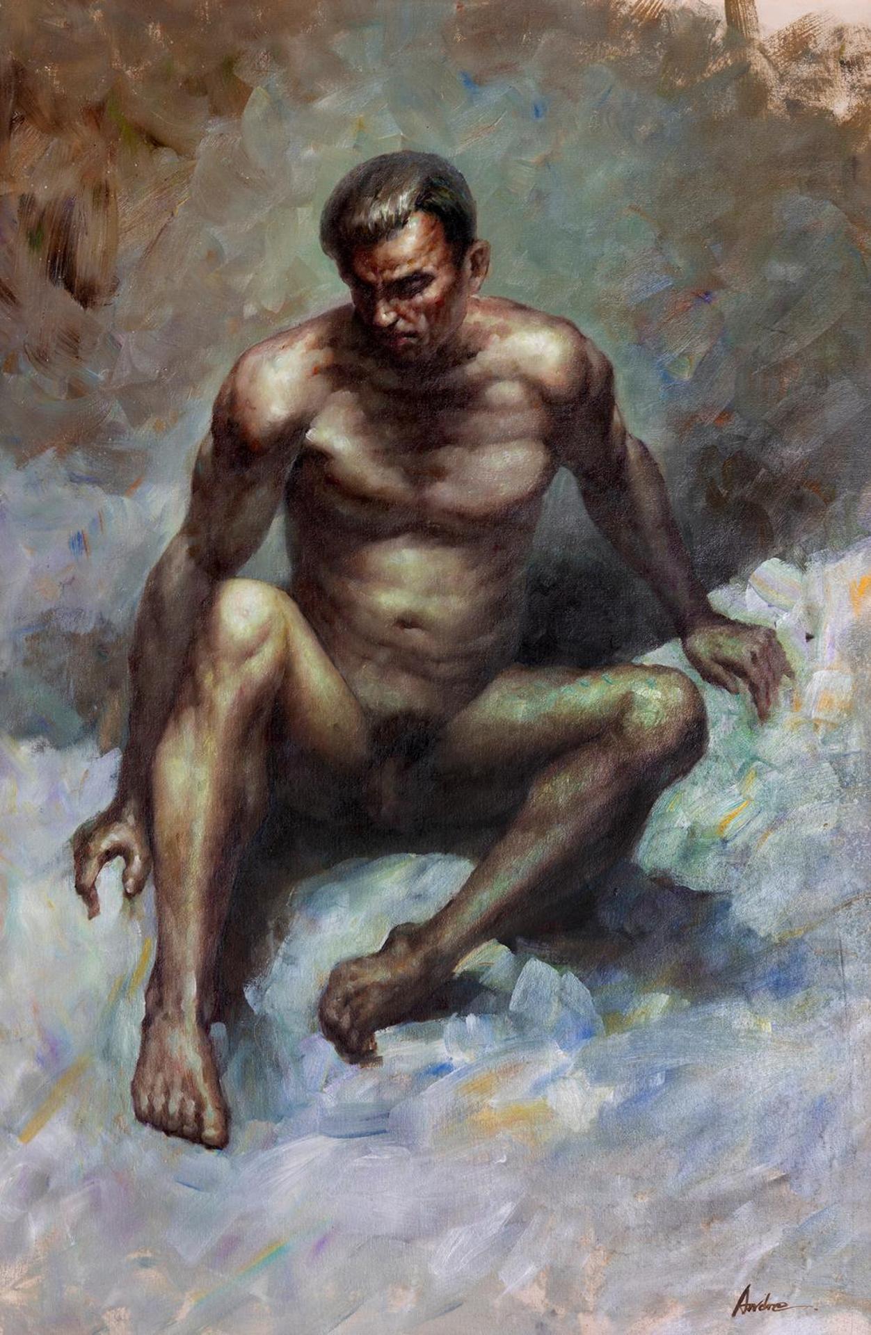 Dongyee - Untitled - Seated Man