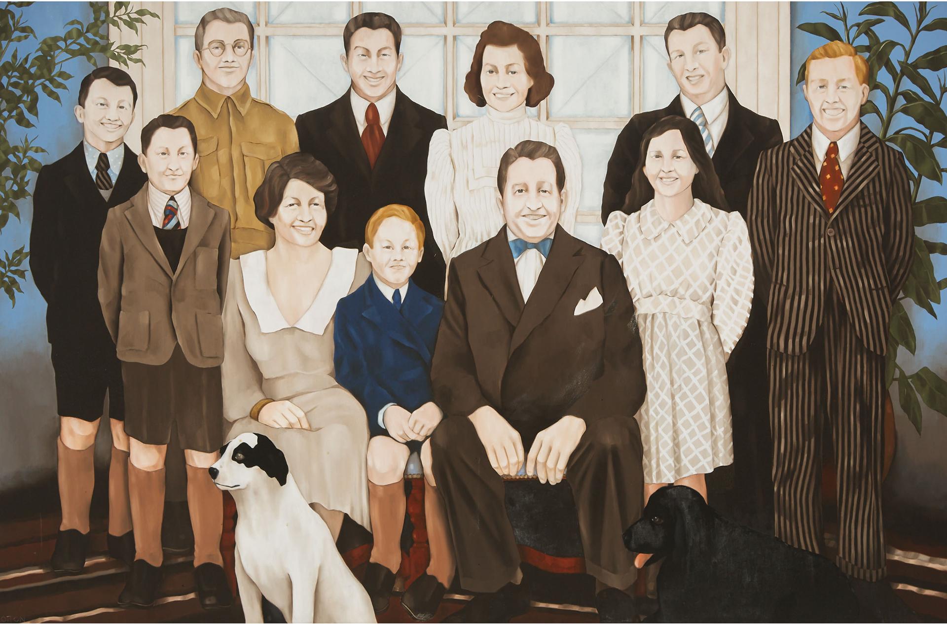 Sheila Cotton (1947) - The Laprairie Family, C. 1985