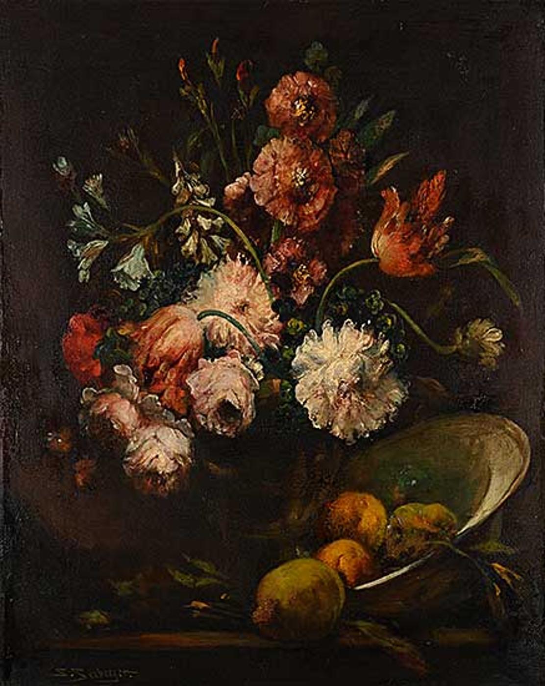 Samuel Seeberger - Untitled - Still Life of Flowers