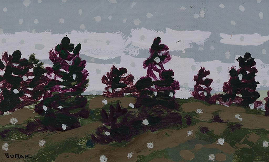 Bruno Joseph Bobak (1923-2012) - Late Snow