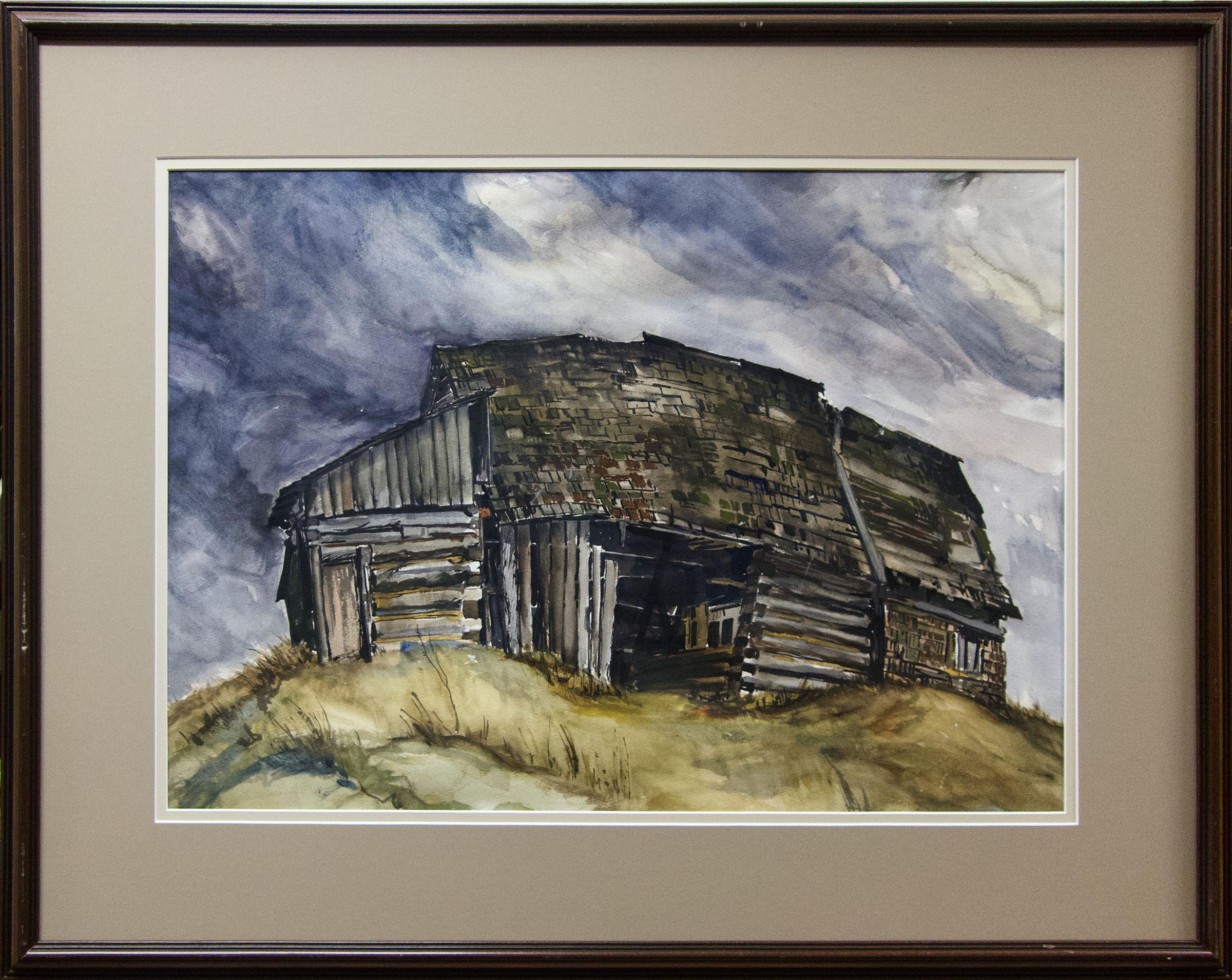 Lawrence Nickle (1931-2014) - Barn Near Kinmount, Ont.