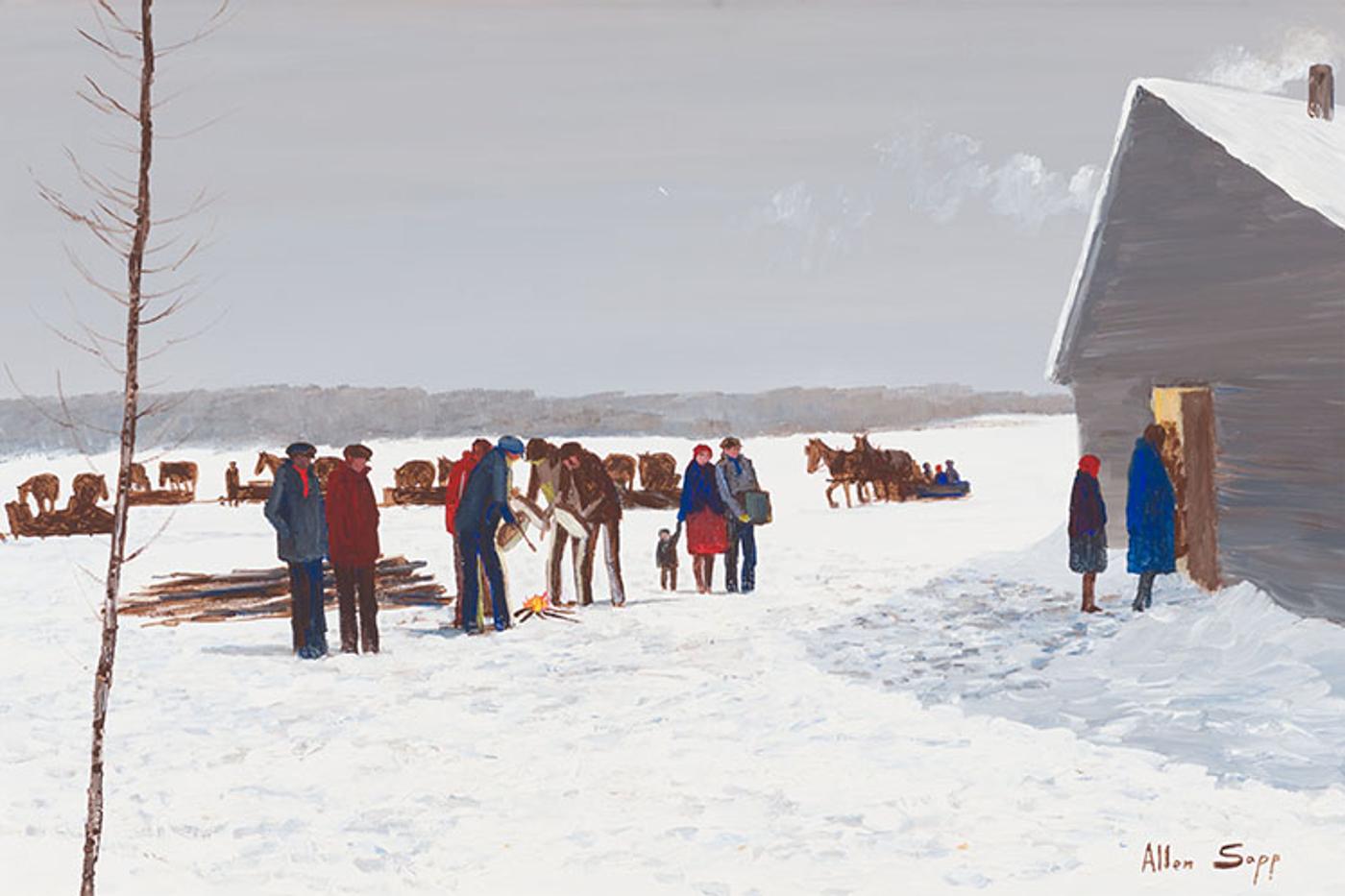 Allen Fredrick Sapp (1929-2015) - Warming the Drums At the Round Dance