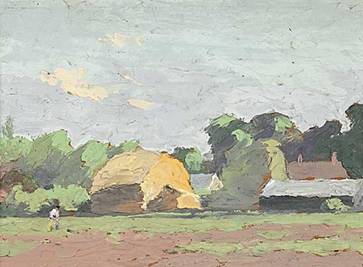 Inglis Sheldon-Williams (1870-1940) - Untitled - Working the Field