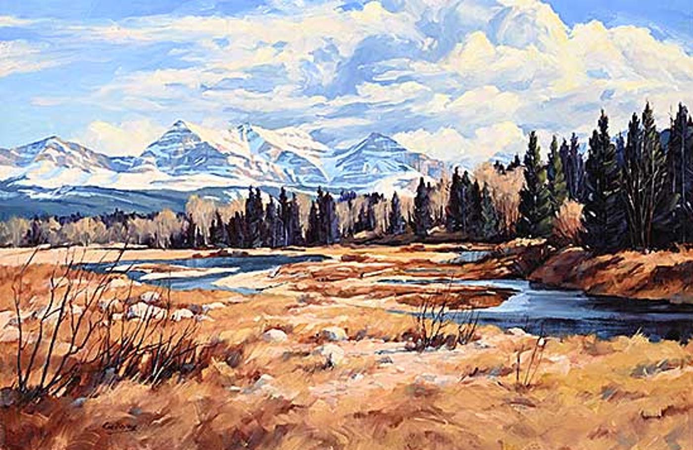 Jean Geddes - Belly River, Gable Mtn. [Near Waterton]