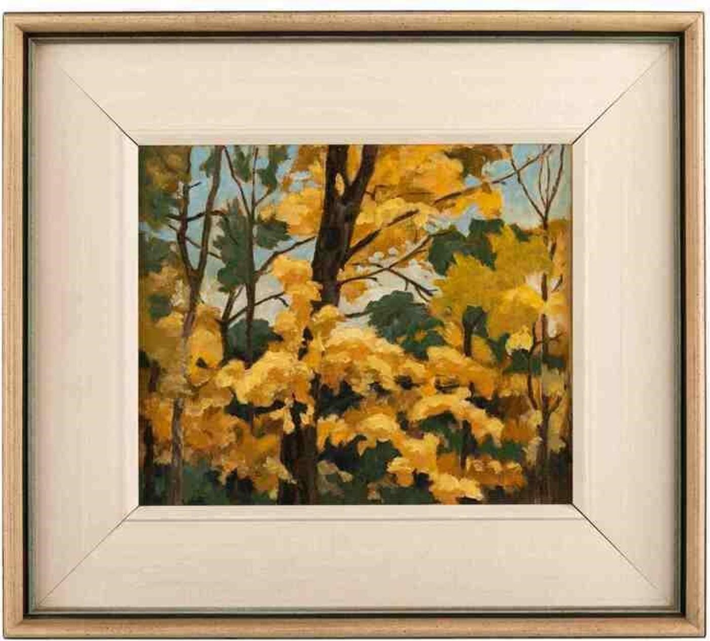 Francis Bruce Brown (1889-1983) - Autumn Woods, 1974