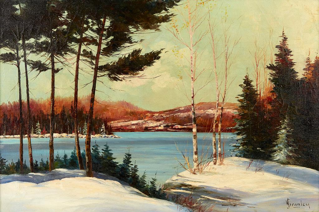 William E. Stanley (1900-1949) - Winter at the Lake