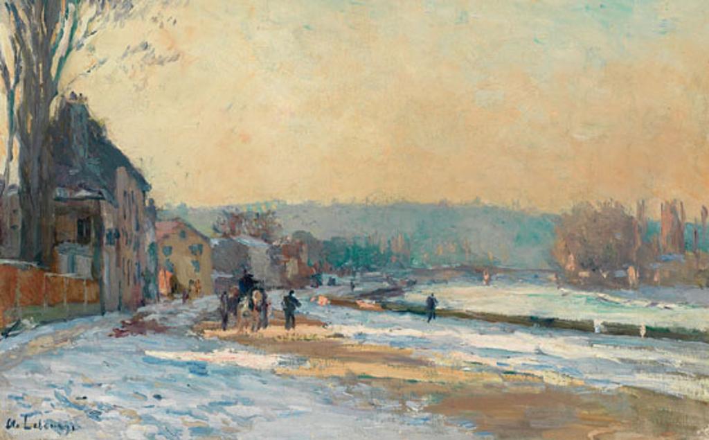 Albert Charles Lebourg (1849-1928) - La Seine à Bougival