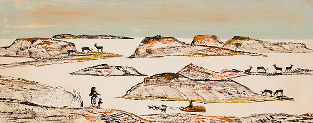 Pierre Nauya (1914-1977) - Untitled (Arctic Vista)