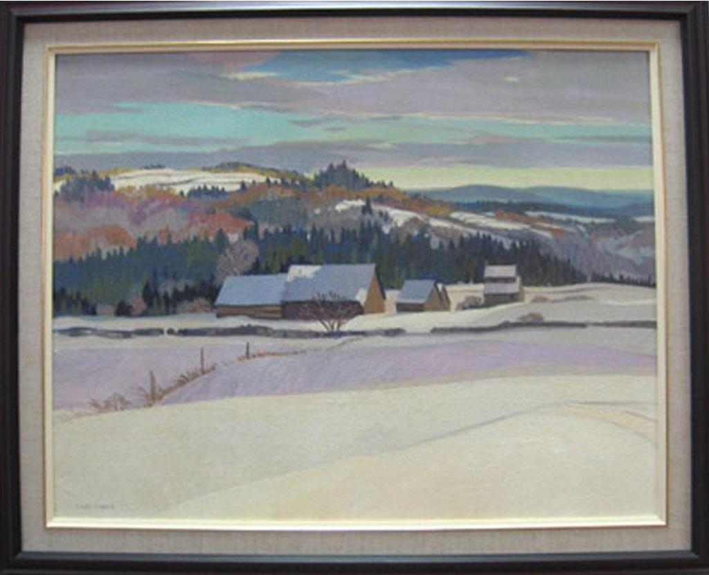 Richard (Dick) Ferrier (1929-2002) - Winter Farmscape