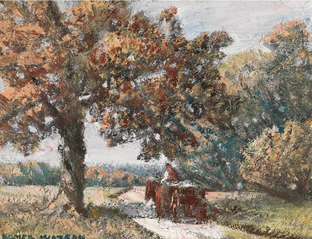 Homer Ransford Watson (1855-1936) - On The Village Path