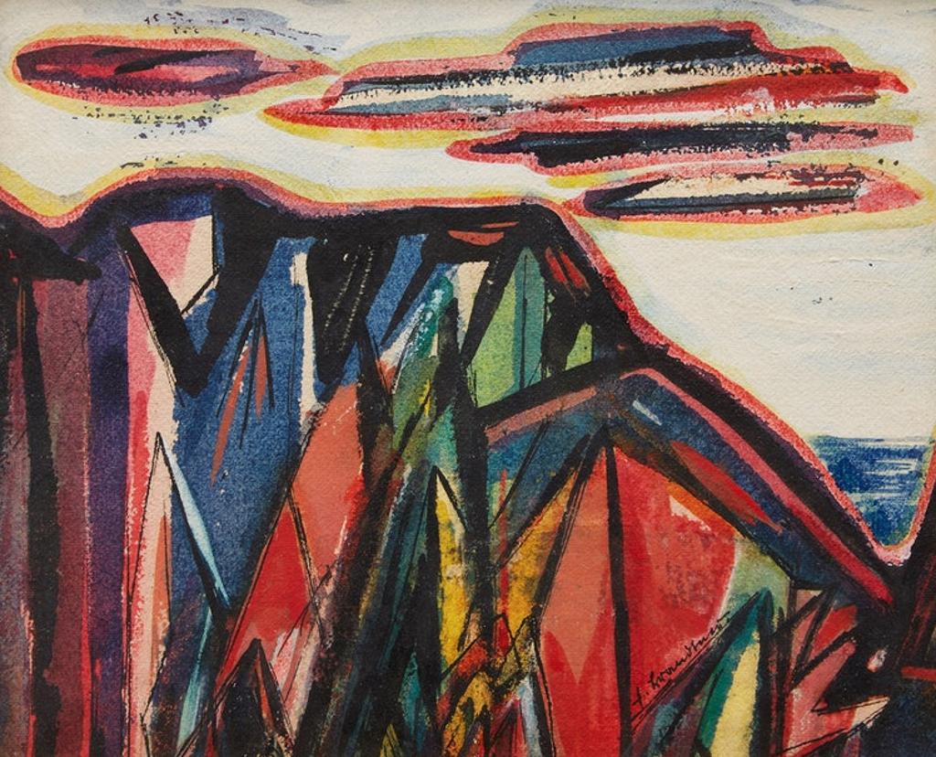 Fritz Brandtner (1896-1969) - Abstracted Landscape