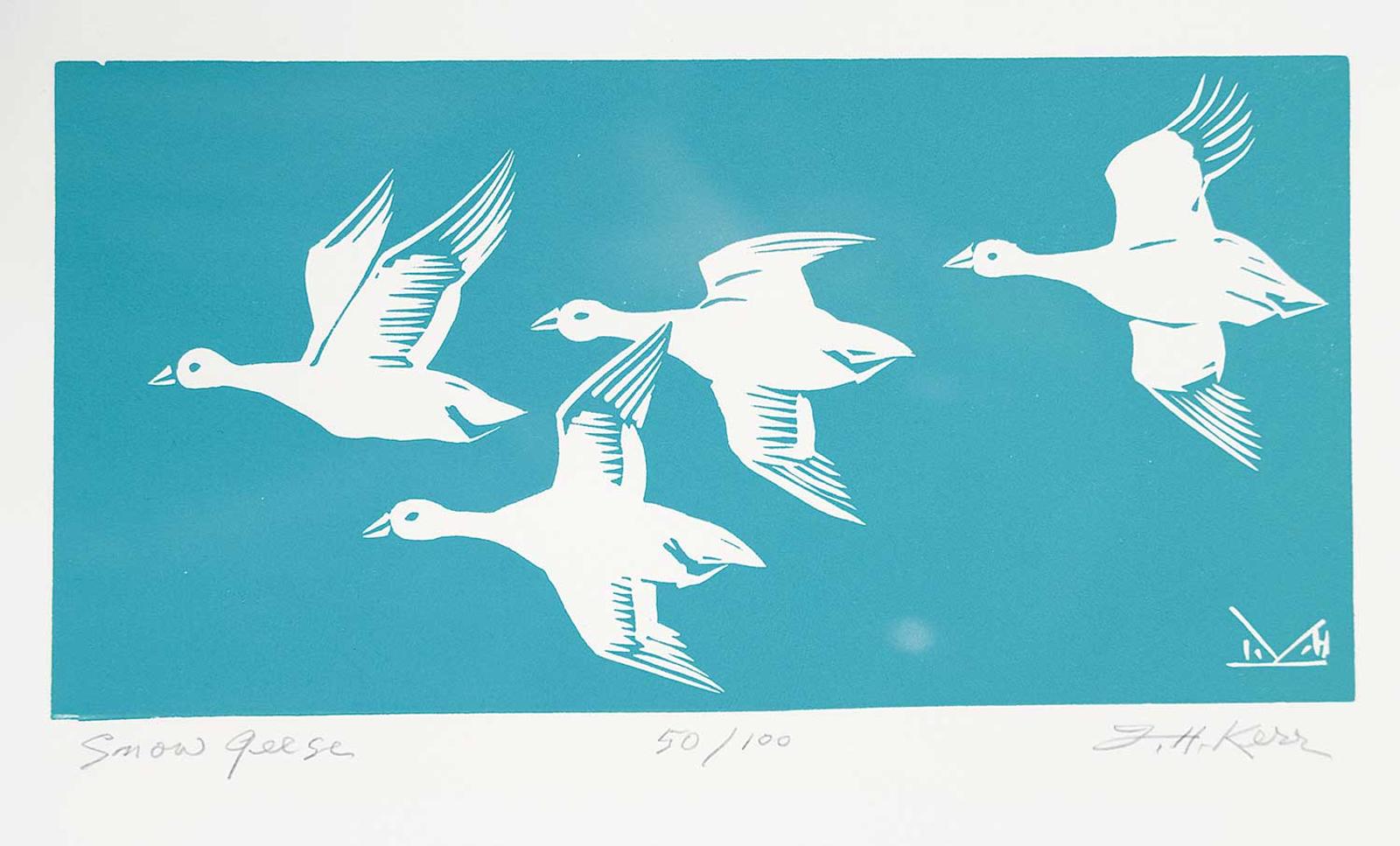 Illingworth Holey (Buck) Kerr (1905-1989) - Snow Geese  # 50/100