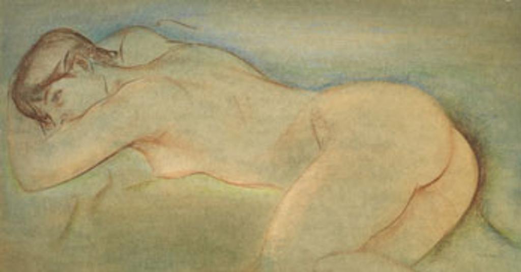 Louis Muhlstock (1904-2001) - Reclining Nude