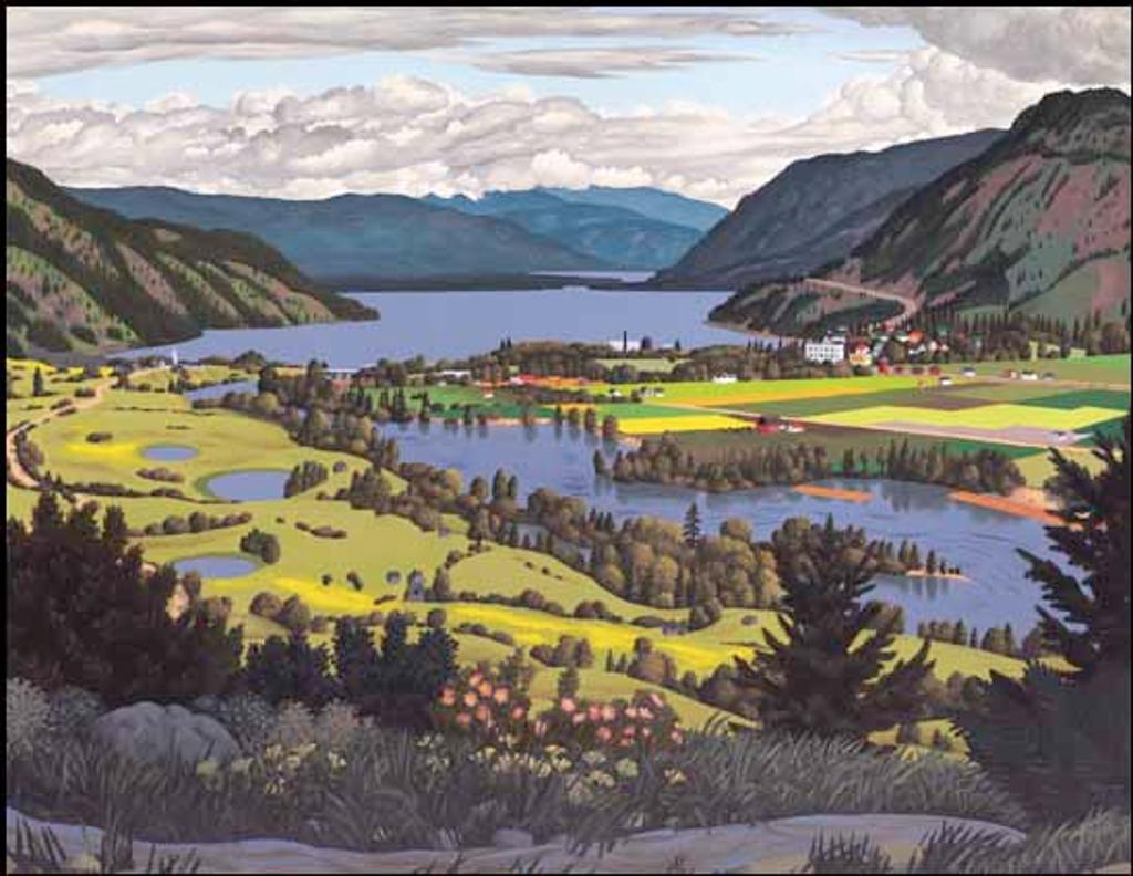 Edward John (E. J.) Hughes (1913-2007) - South Thompson Valley at Chase, BC