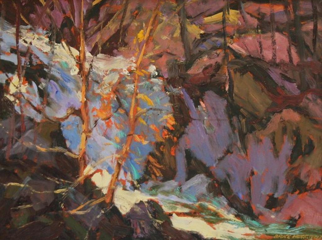 Bruce Allen Heggtveit (1917-2002) - Waterfall, Fortune Creek