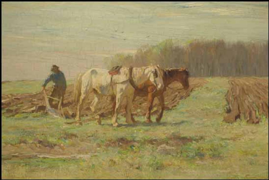 Horatio Walker (1858-1938) - Plowing the Field