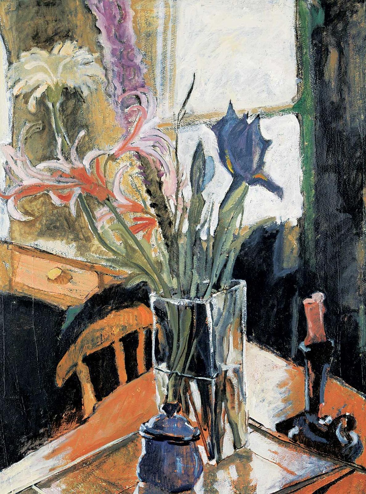 Gabor L. Nagy (1945) - Vase of Flowers at the Specks #1