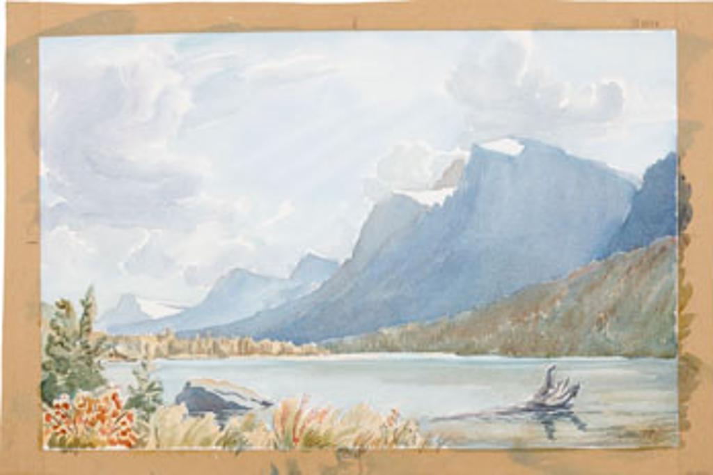 Margaret Dorothy Shelton (1915-1984) - Mt. Patterson in Waterfowl Lake