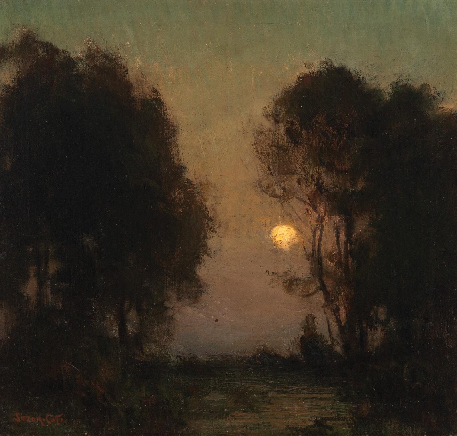 Marc-Aurèle de Foy Suzor-Coté (1869-1937) - Levée De Lune En Septembre, 1912