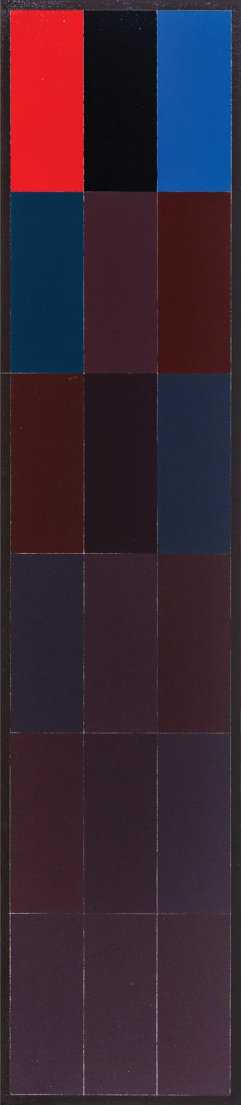 Jaan Poldaas (1948-2018) - Red, Black, Blue Entropy, 1981