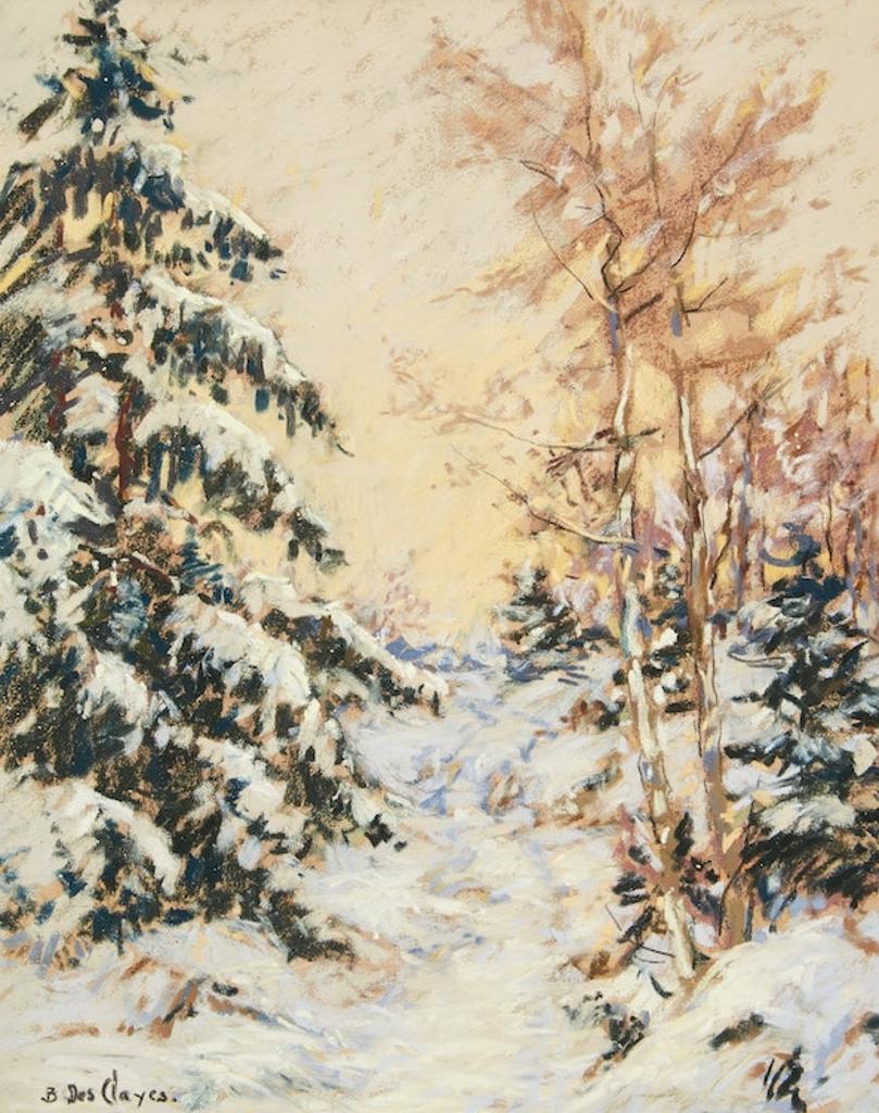 Berthe Des Clayes (1877-1968) - After the Snowfall