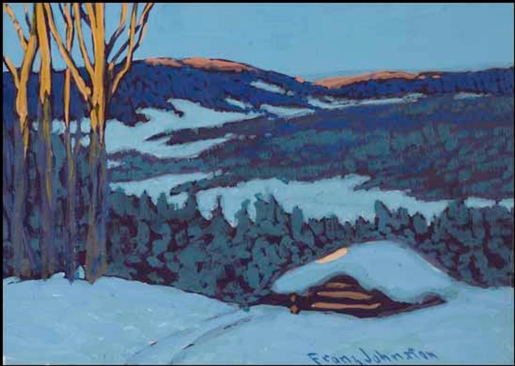 Frank (Franz) Hans Johnston (1888-1949) - Winter - Late Afternoon
