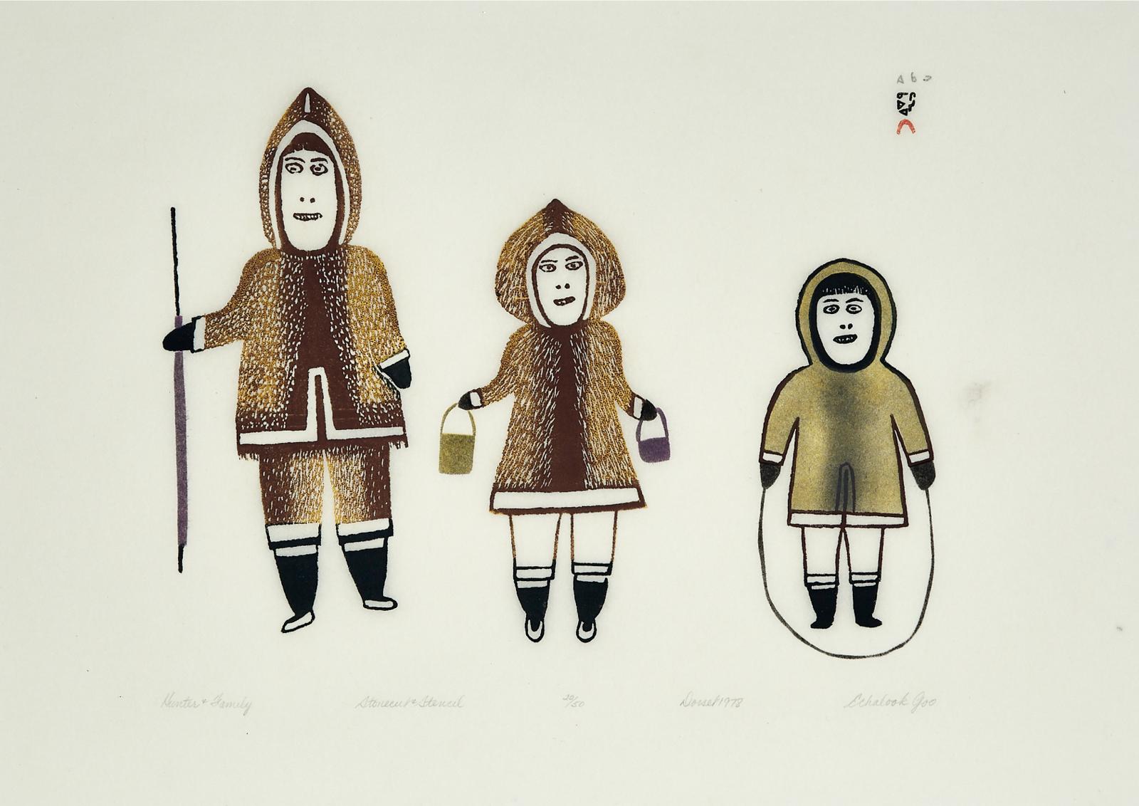 Echalook Goo (1914-1989) - Hunter And Family