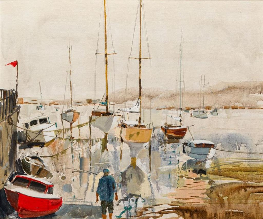 Jack Hambleton (1916-1988) - Low Tide at Loo