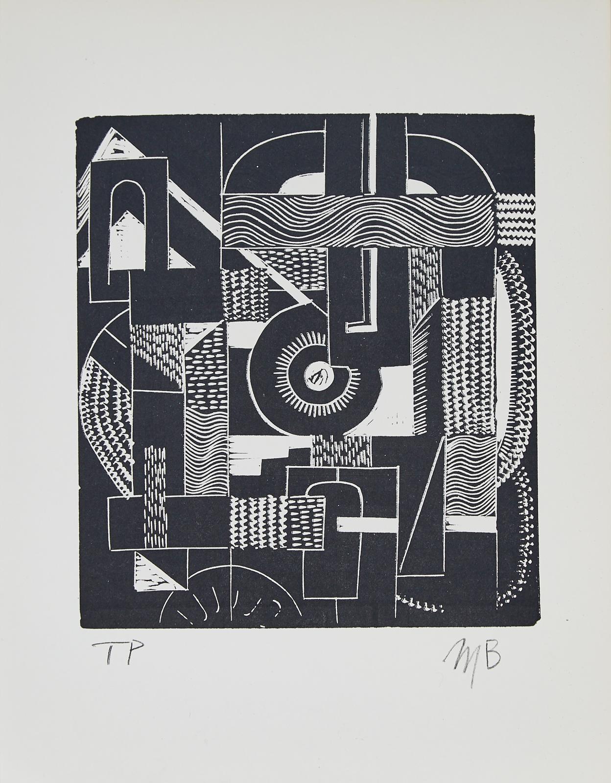 Margaret Taylor Goss Burroughs (1917-2010) - Abstract Composition, Circa 1962