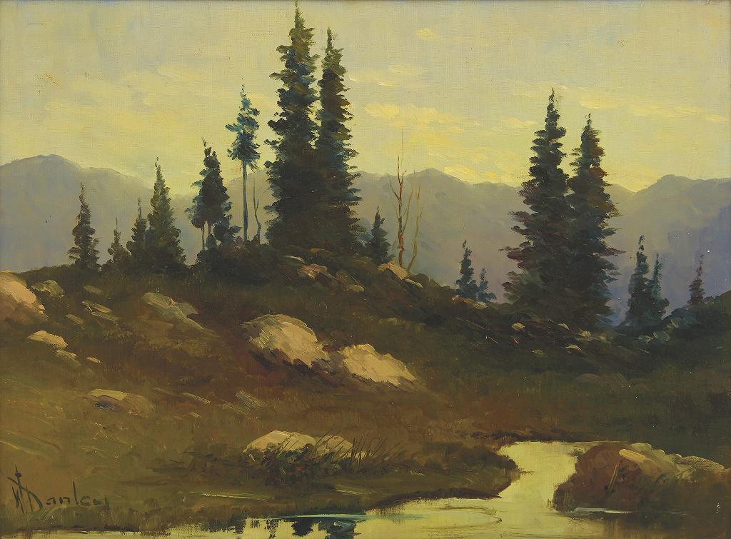 William E. Stanley (1900-1949) - Tree-lined Creek