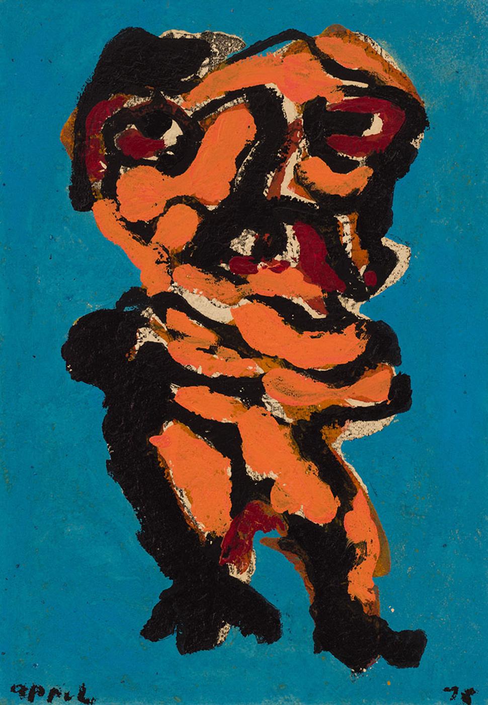 Karel Appel (1921-2006) - The Wrestler