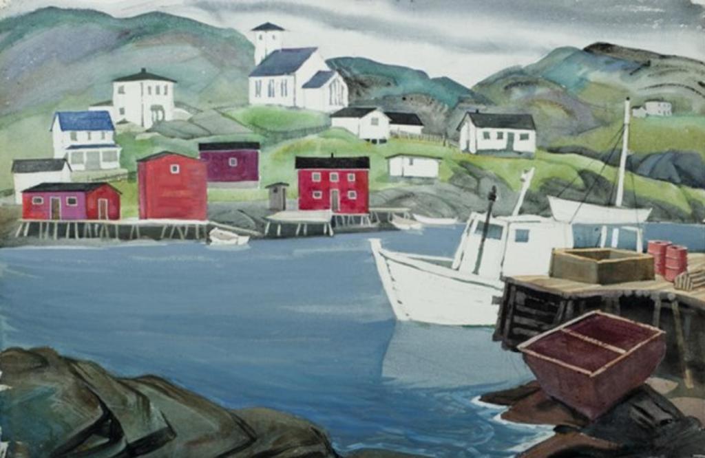 Doris Jean McCarthy (1910-2010) - Newfoundland Harbour