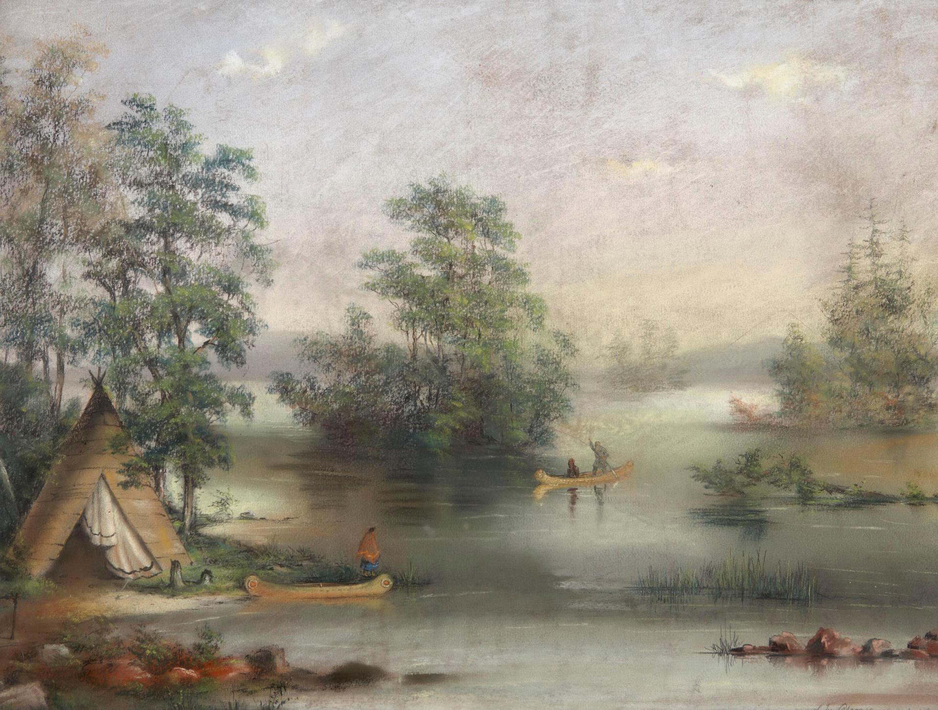 Alfred Worsley Holdstock (1820-1901) - Lake George