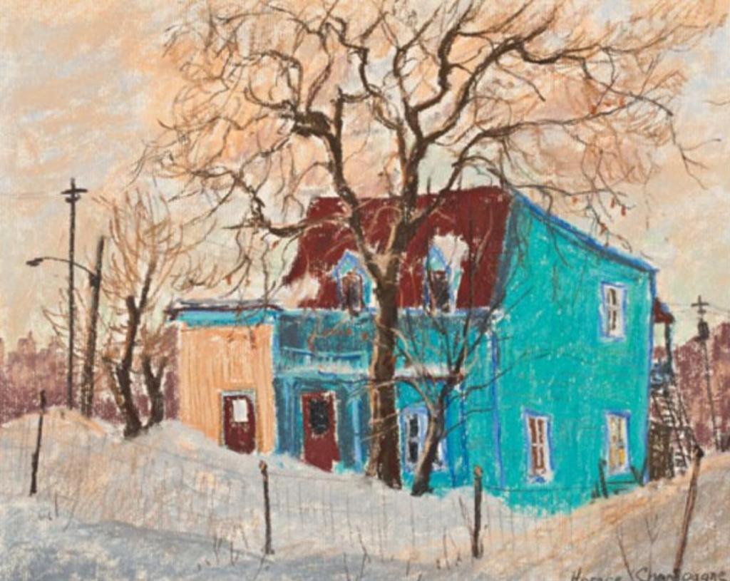 Horace Champagne (1937) - Blue House, Point St. Claire