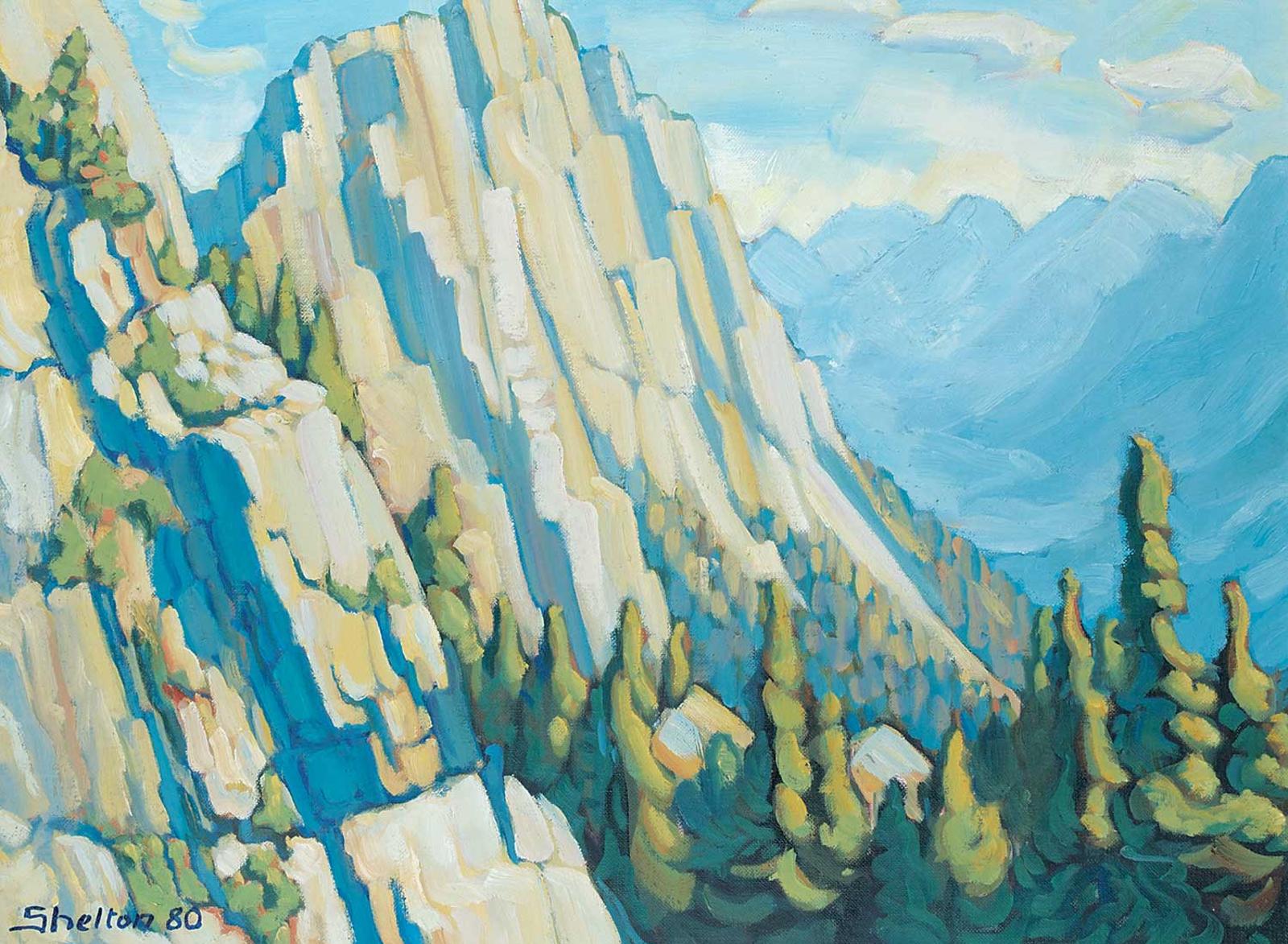 Margaret Dorothy Shelton (1915-1984) - Summit of Sulphur Mountain, Banff