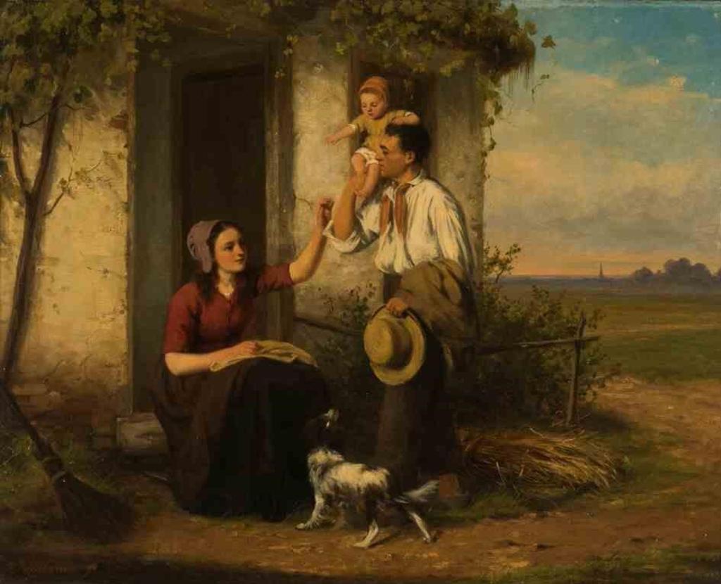 Jan Walraven (1827-1863) - Untitled (Homecoming)