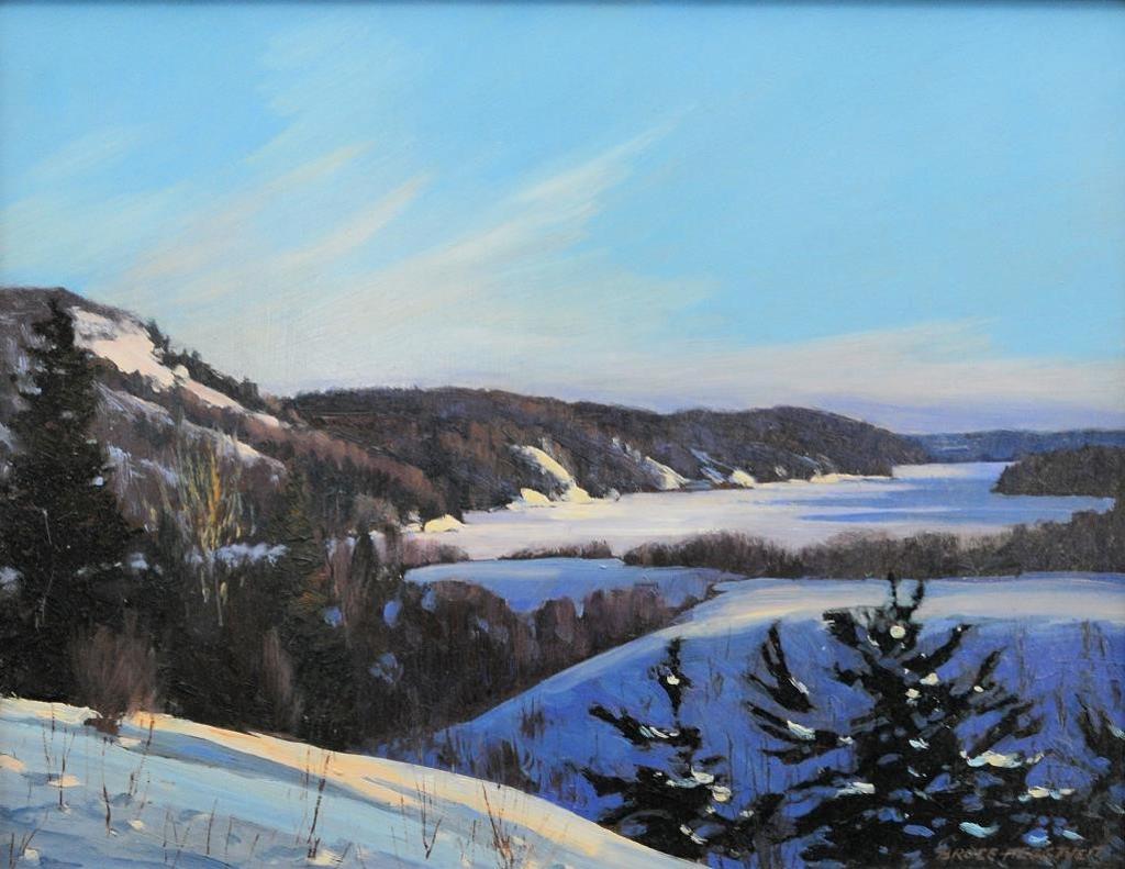 Bruce Allen Heggtveit (1917-2002) - Winter View Gatineau River