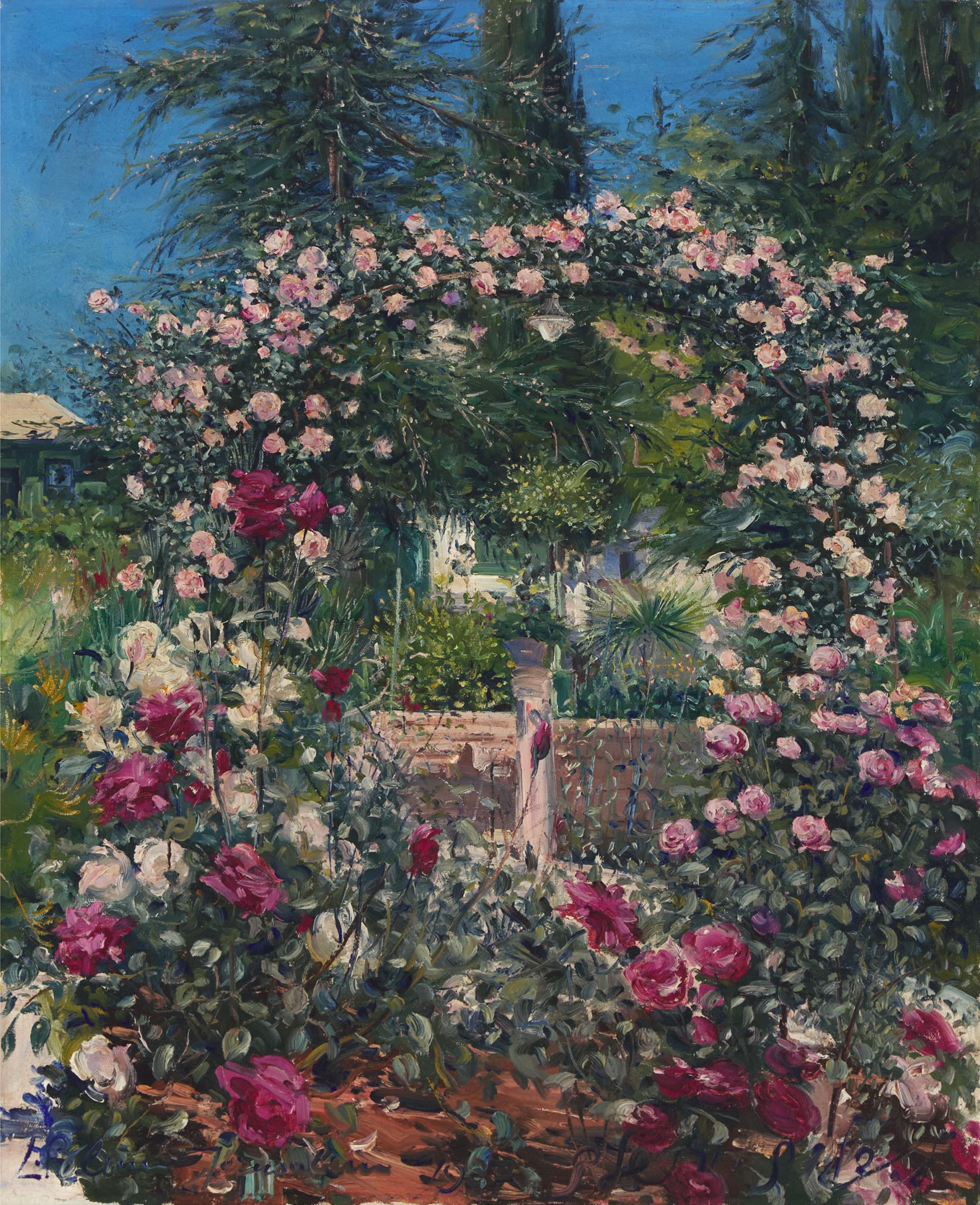 Ludwig Blum - Rose Garden, 1937