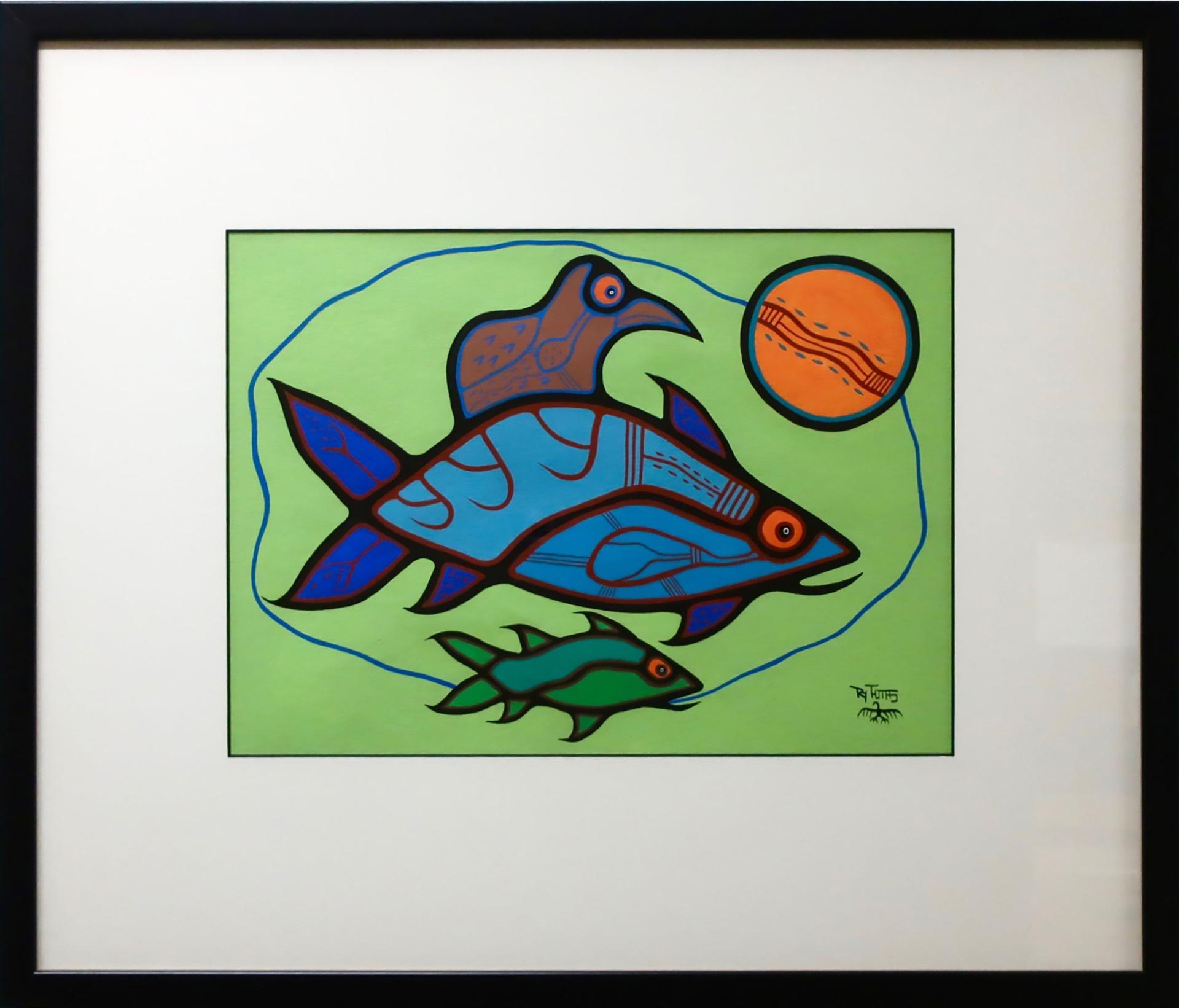 Roy Thomas (1949-2004) - Untitled (Fish & Bird)