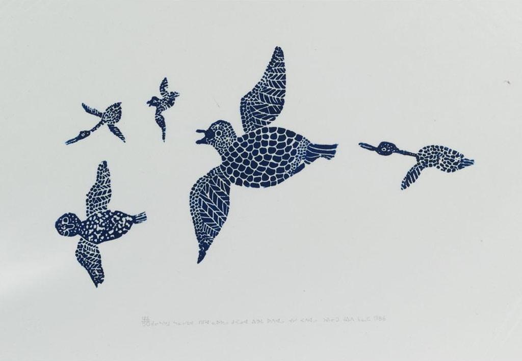 Josie Pamiutu Papialuk (1918-1996) - Birds Flying