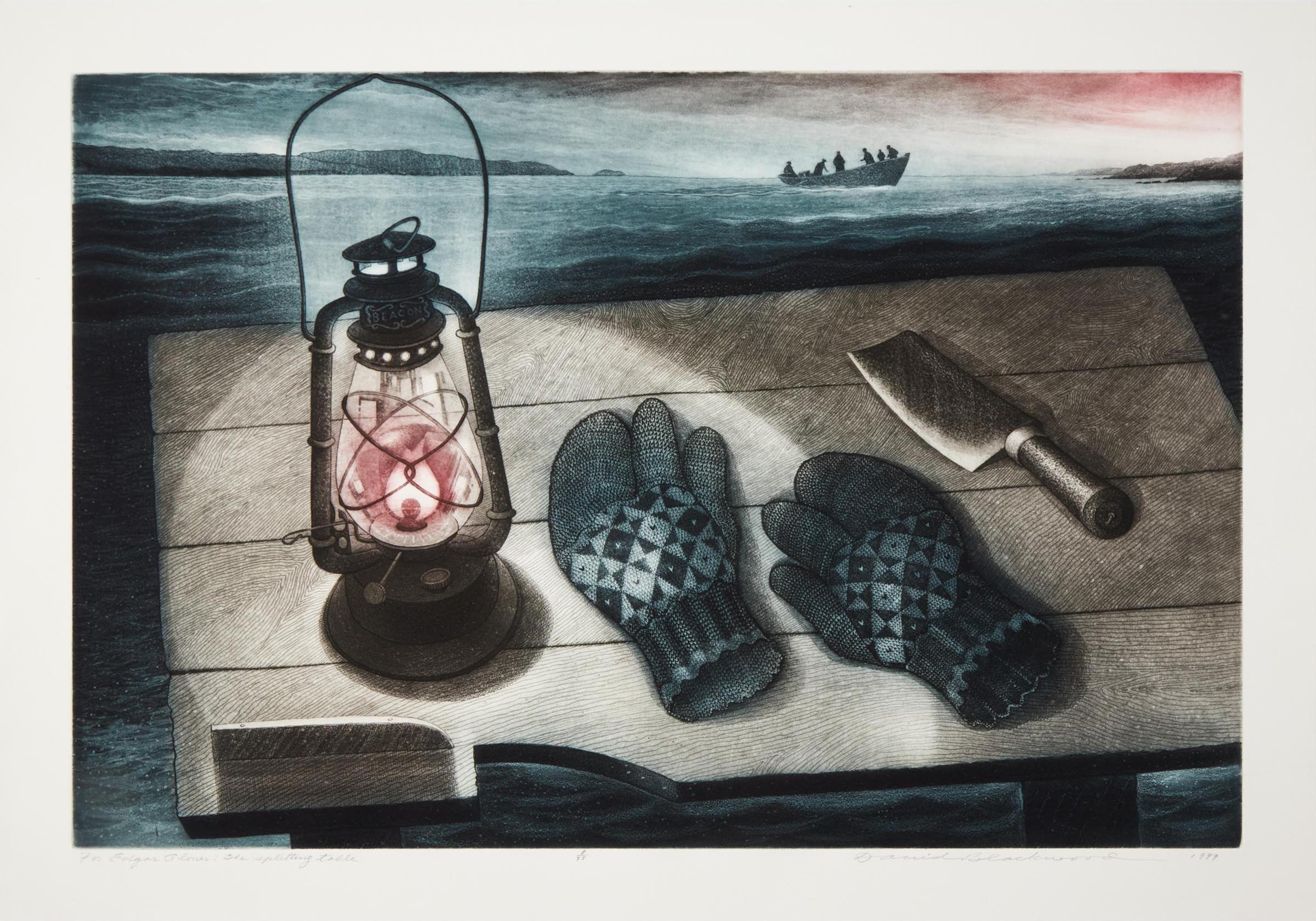 David Lloyd Blackwood (1941-2022) - The Splitting Table, 1999