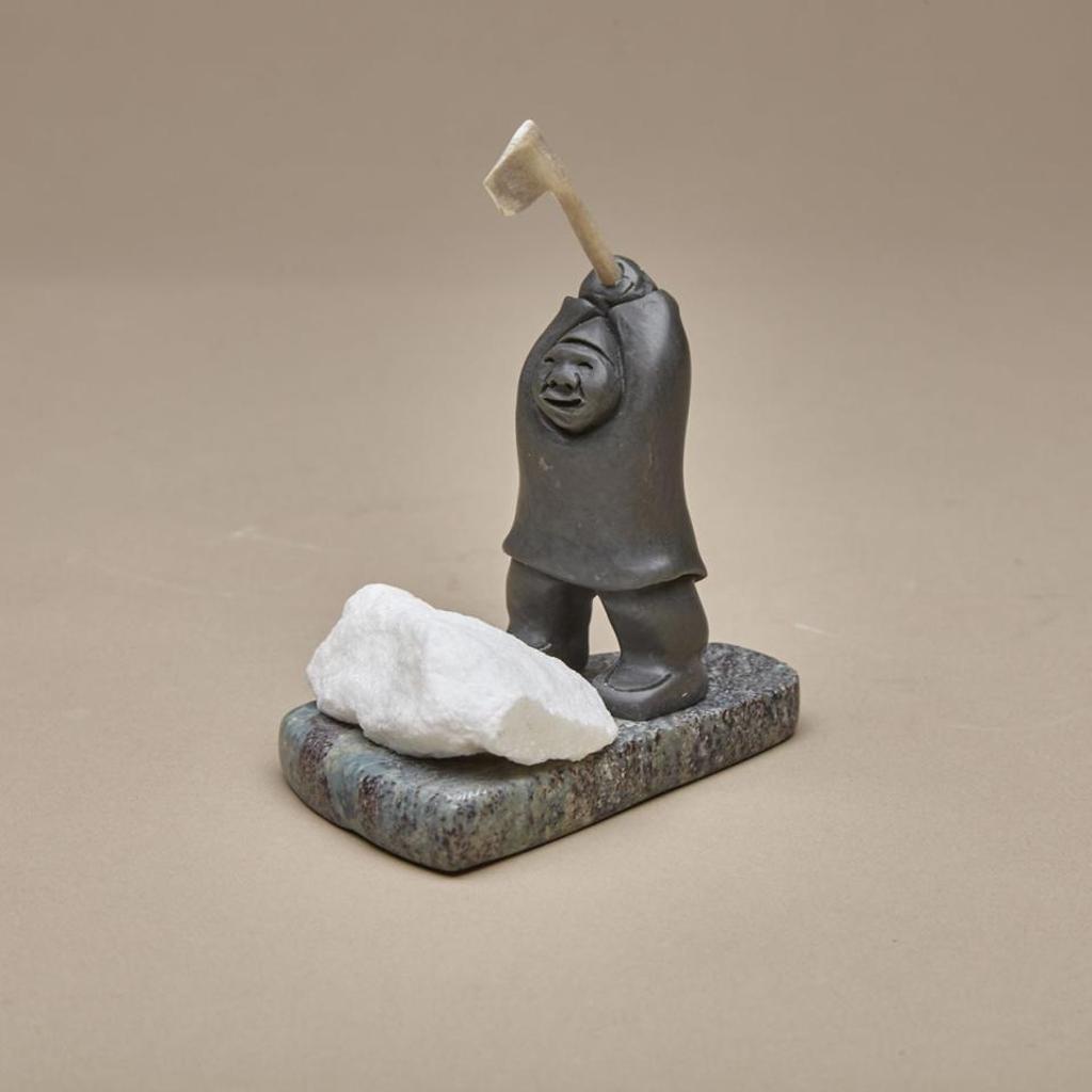 Silas Qayaqjuaq (1956) - “Boy Chopping Ice”