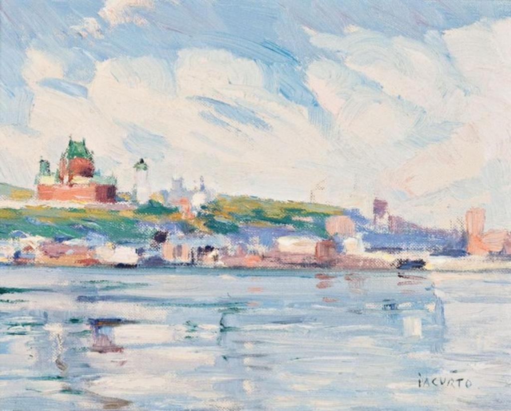 Francesco (Frank) Iacurto (1908-2001) - View of Quebec from Levis