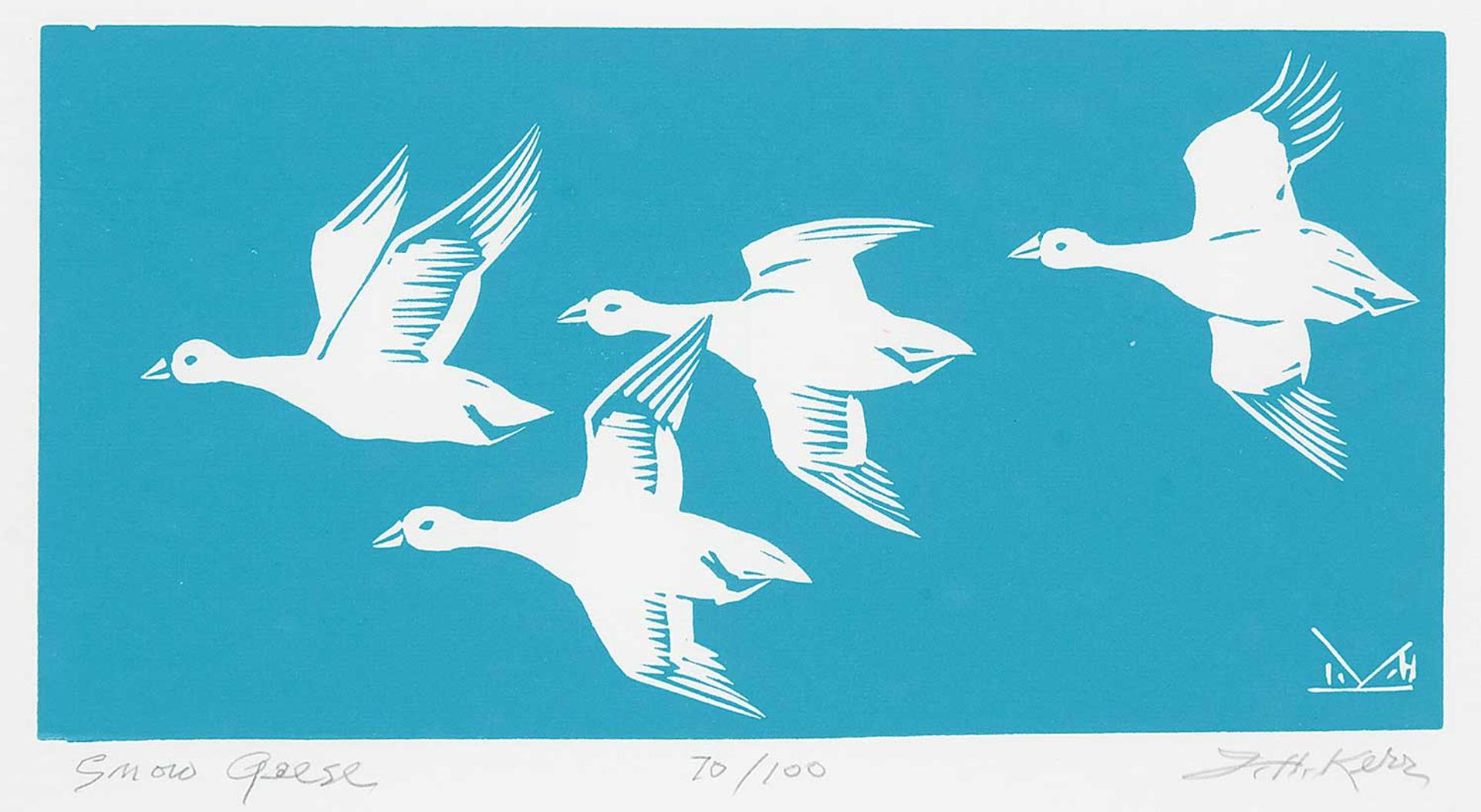 Illingworth Holey (Buck) Kerr (1905-1989) - Snow Geese  #70/100