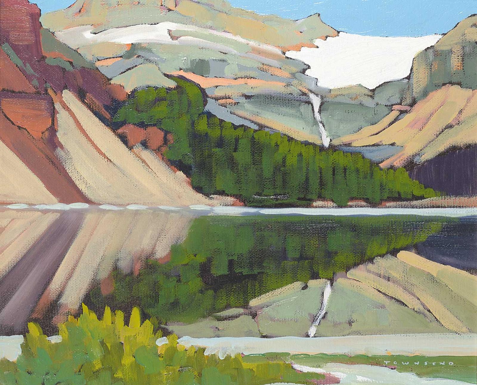 H. William (Bill) Townsend (1940-2017) - Bow Lake at Dusk, Banff National Park