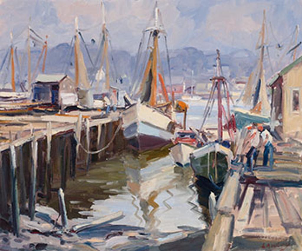 John Douglas Lawley (1906-1971) - Dragger, Gloucester, Mass.