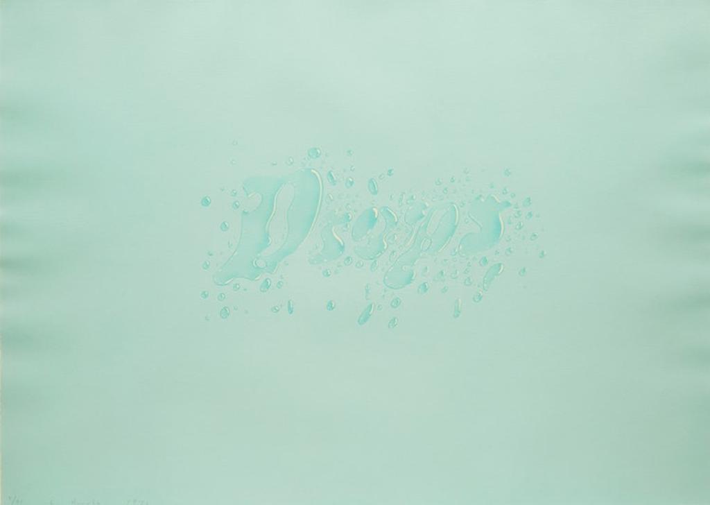 Edward Ruscha (1937) - Drops