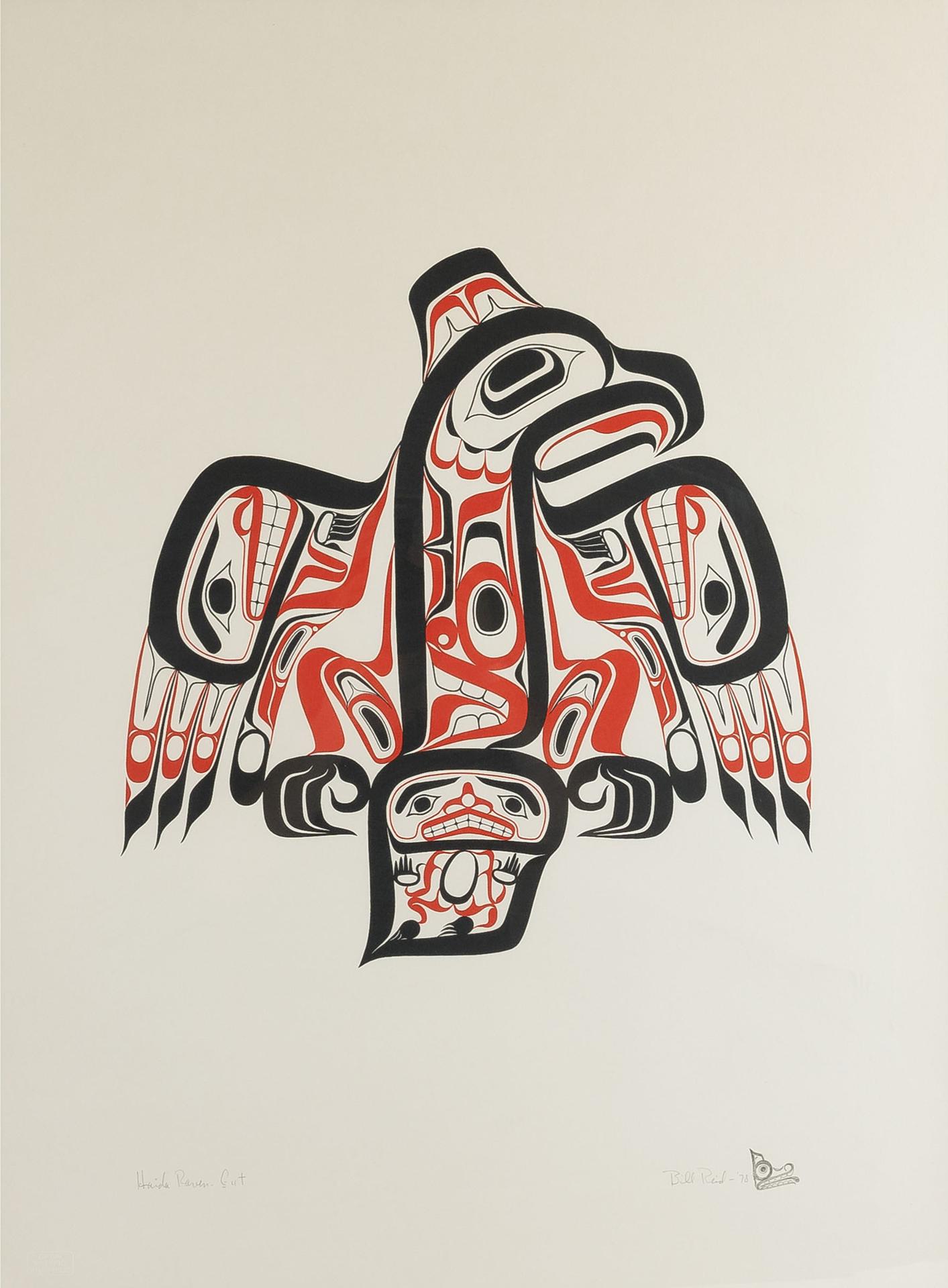 Bill (William) Ronald Reid (1920-1998) - Haida Raven