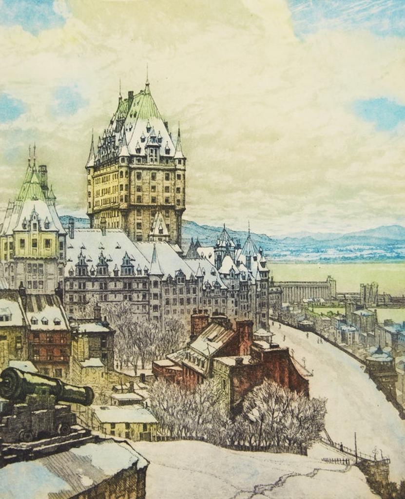 Nicholas Hornyansky (1896-1965) - Quebec from the Citadel